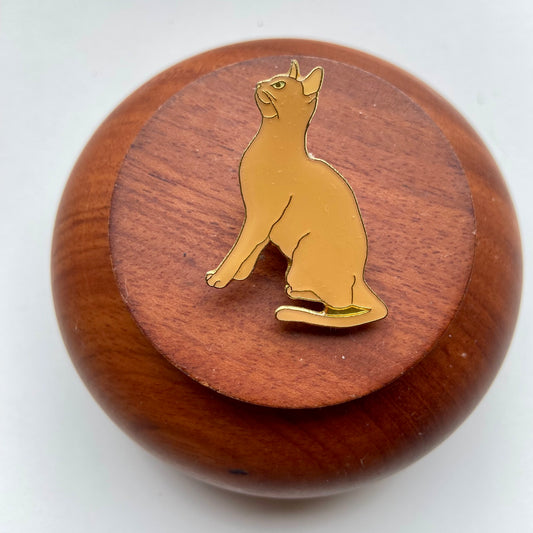 Vintage broche Abessijn