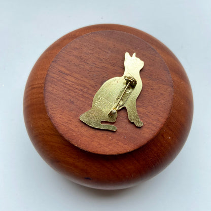 Vintage broche Abessijn