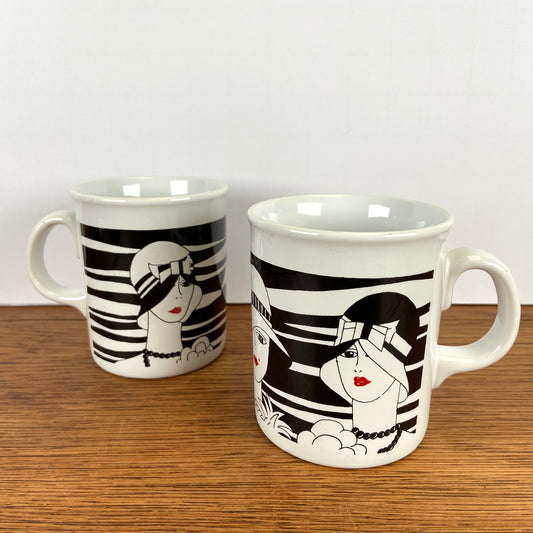 Vintage jaren 80 mokken