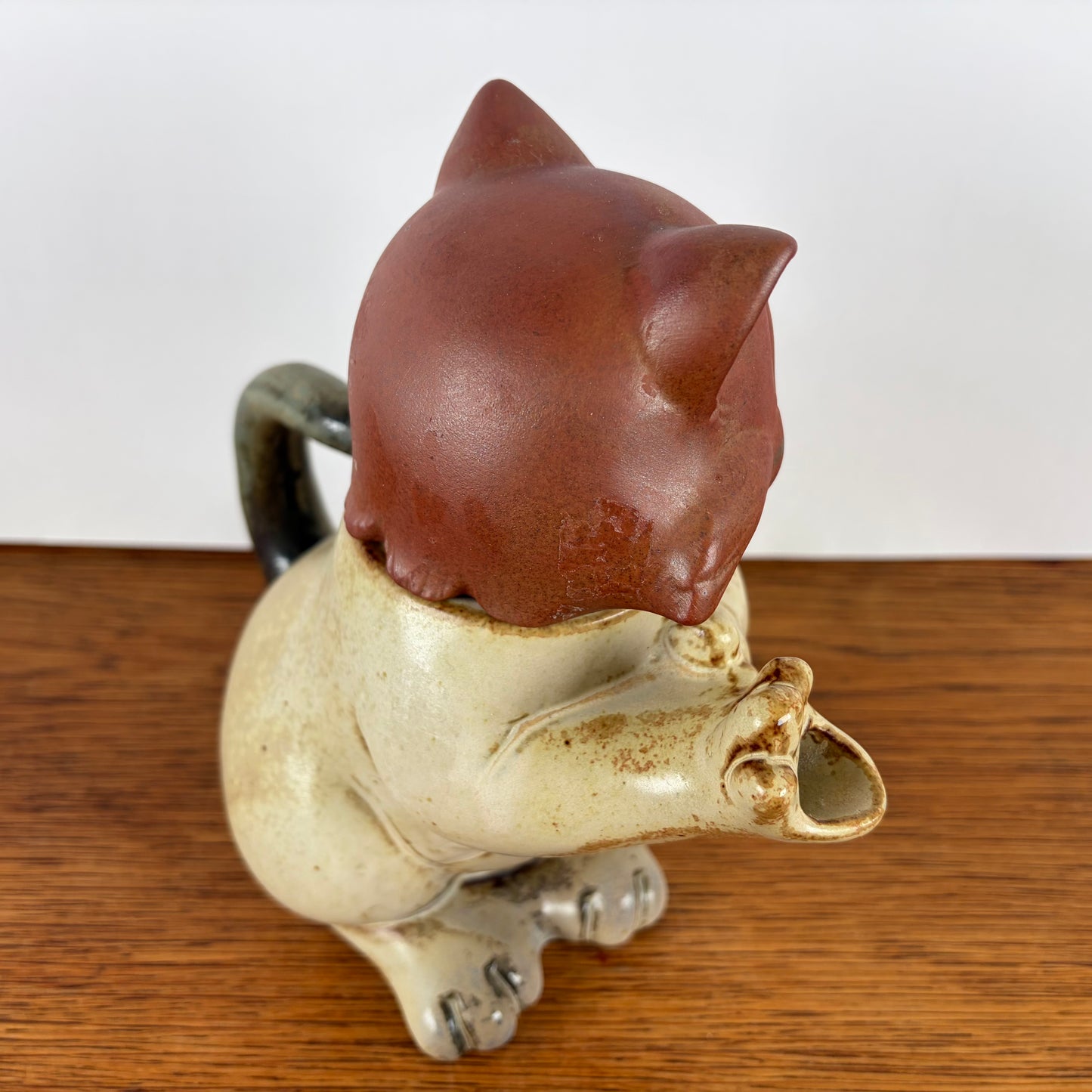Vintage theepot kat jaren 50