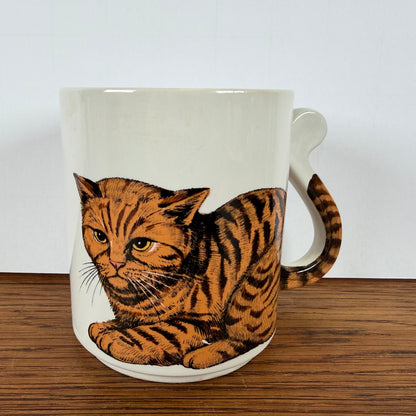 Vintage mok rode kater