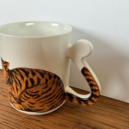 Vintage mok rode kater