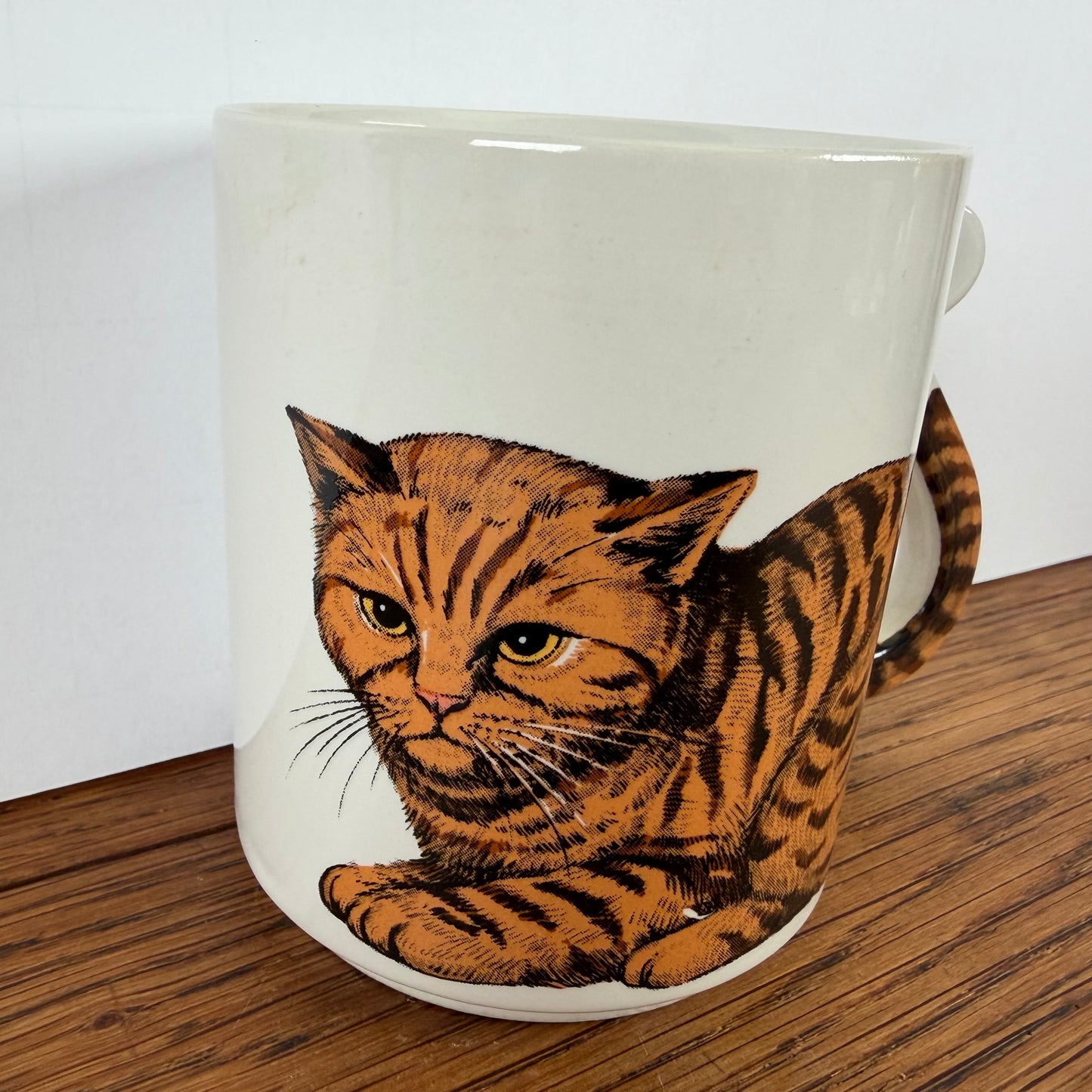 Vintage mok rode kater