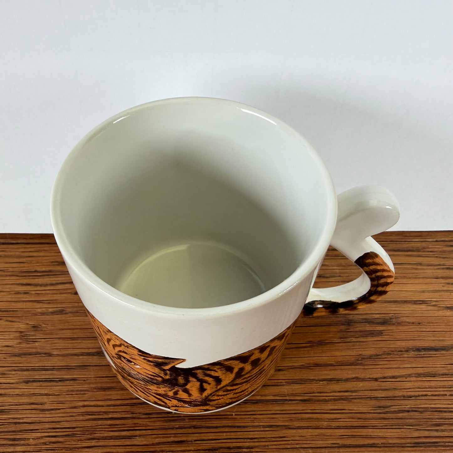 Vintage mok rode kater