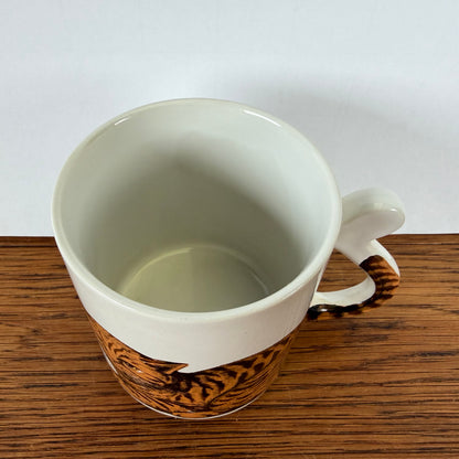 Vintage mok rode kater