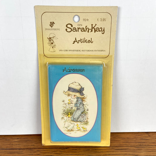 Adressen boekje Sarah Kay blauw