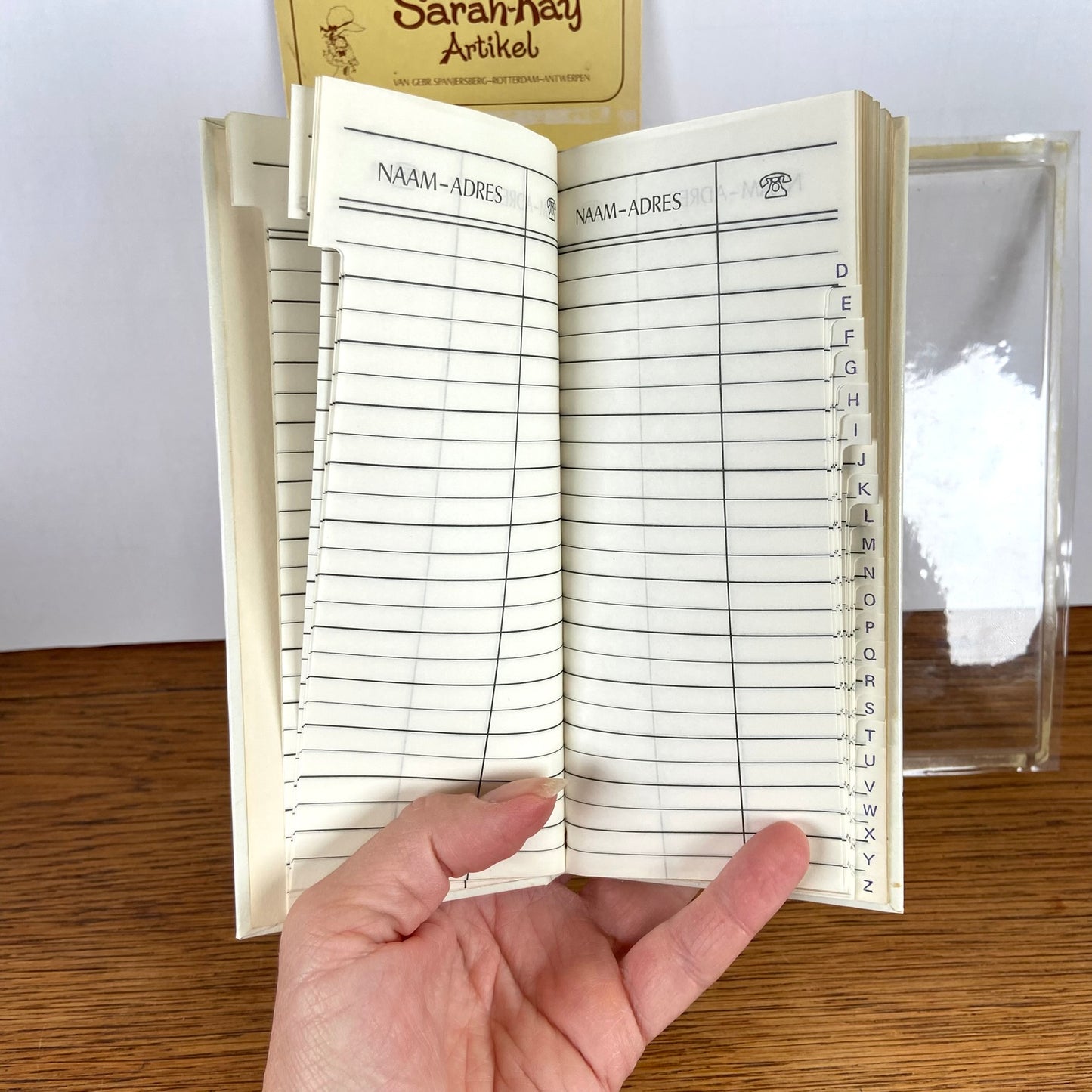 Adresboekje Sarah Kay