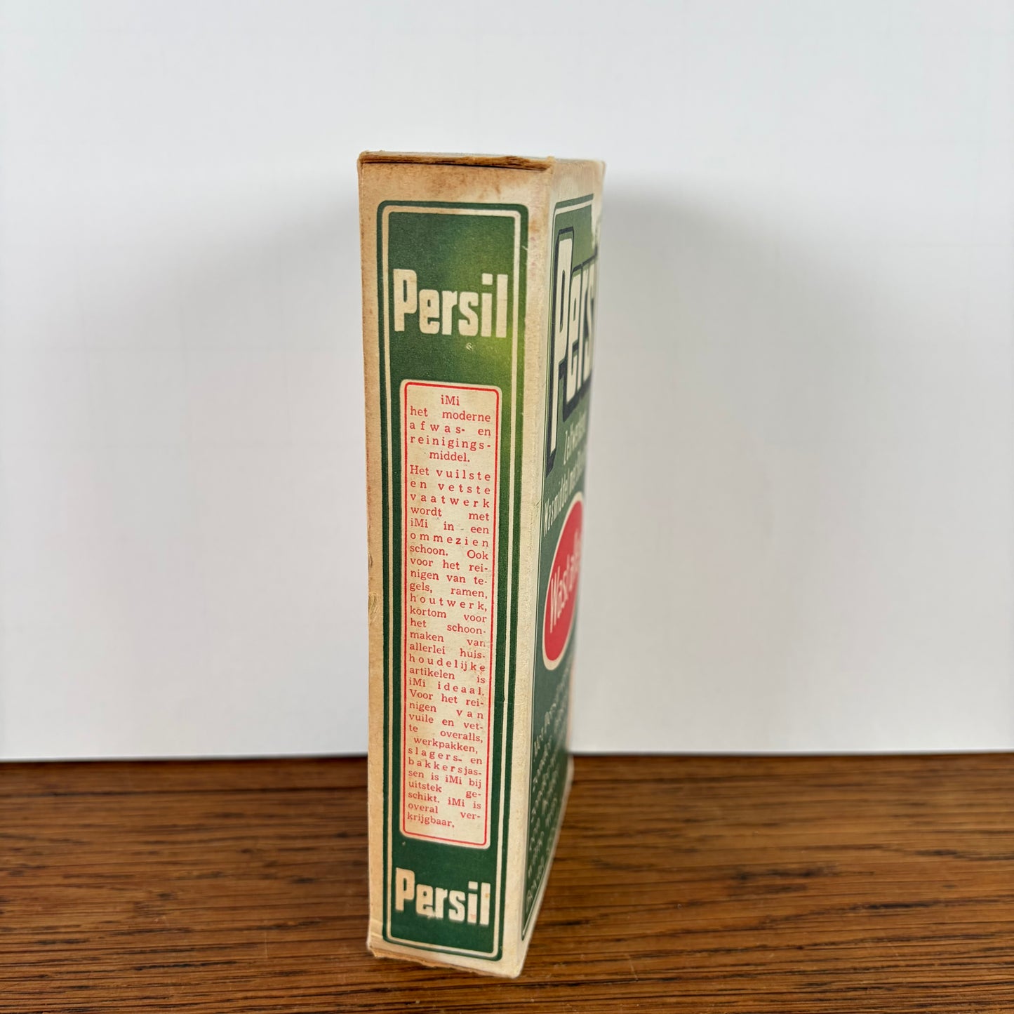 Vintage Persil wasmiddel verpakking