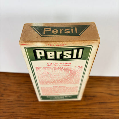 Vintage Persil wasmiddel verpakking