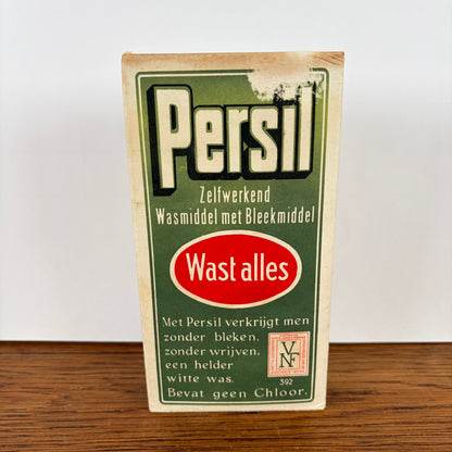 Vintage Persil wasmiddel verpakking