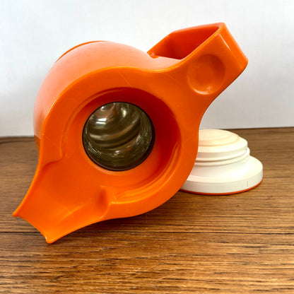Vintage thermoskan oranje