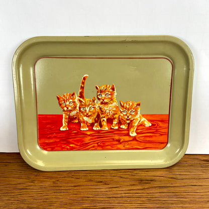 Vintage dienblad kat