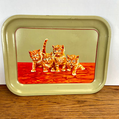 Vintage dienblad kat