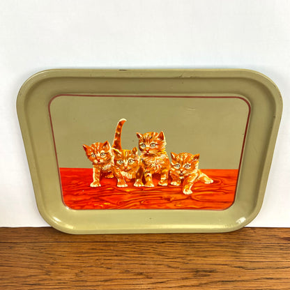 Vintage dienblad kat