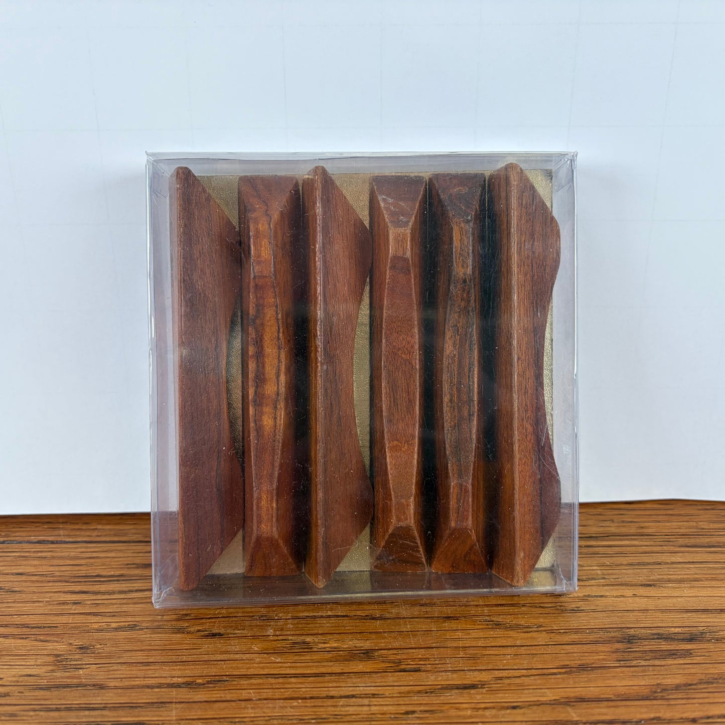 Vintage houten messenleggers