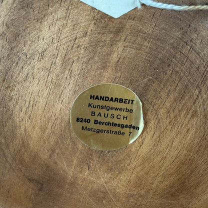 Vintage houten wandbord rood