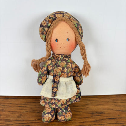 Vintage popje Holly Hobbie stijl bruin