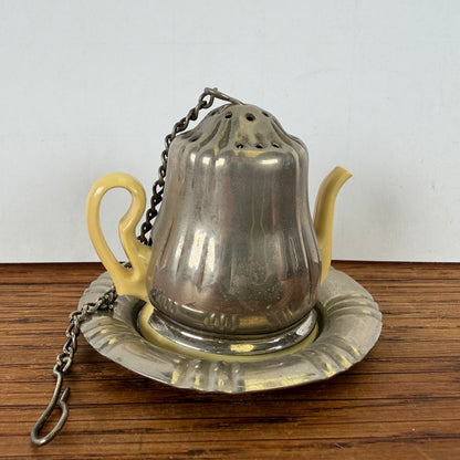 Vintage theezeefje theepot