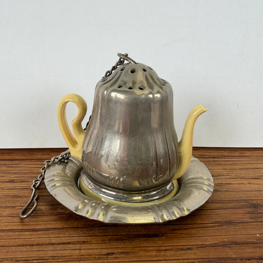 Vintage theezeefje theepot