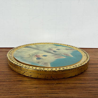 Vintage rond blikje Frankonia Schokotaler