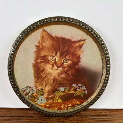 Vintage rond blikje Frankonia Schokotaler