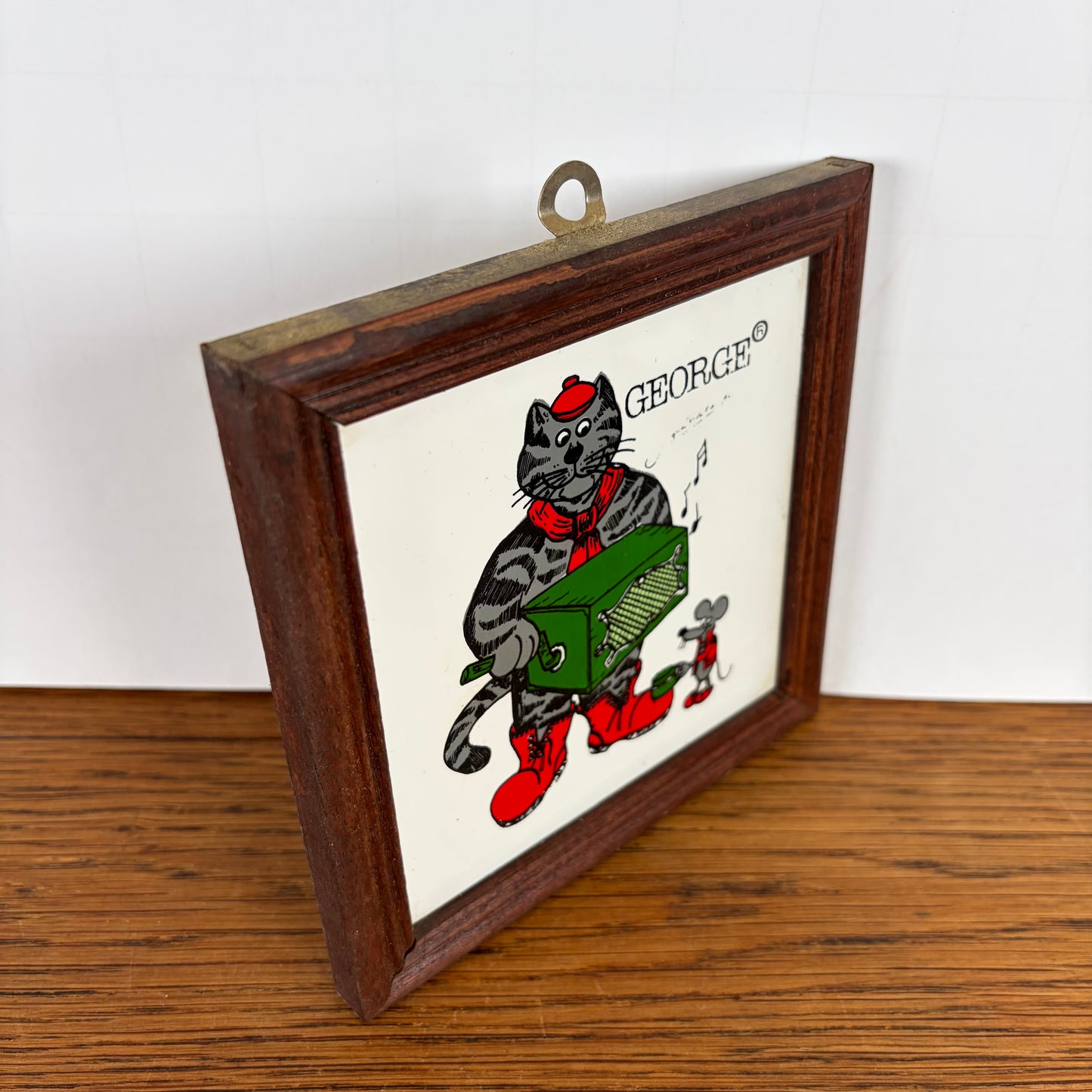 George Happy Cat Design Tegeltje