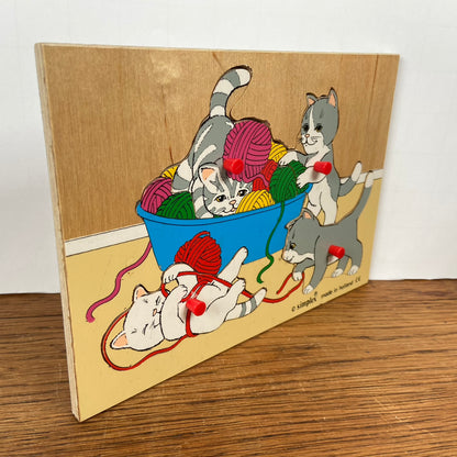 Vintage katten puzzel