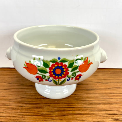 Vintage leeuwenkop soepkom