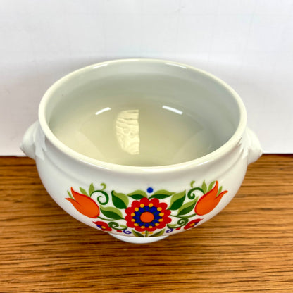 Vintage leeuwenkop soepkom