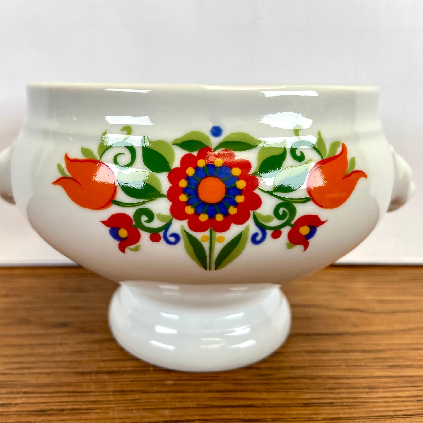 Vintage leeuwenkop soepkom