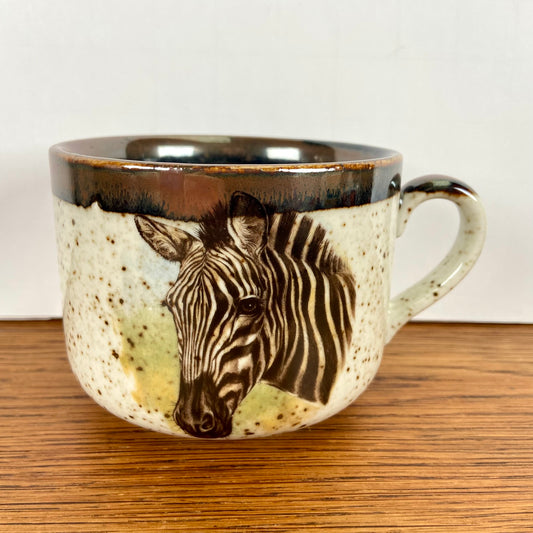 Soepkom zebra leeuw