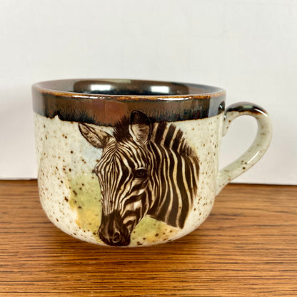 Soepkom zebra leeuw