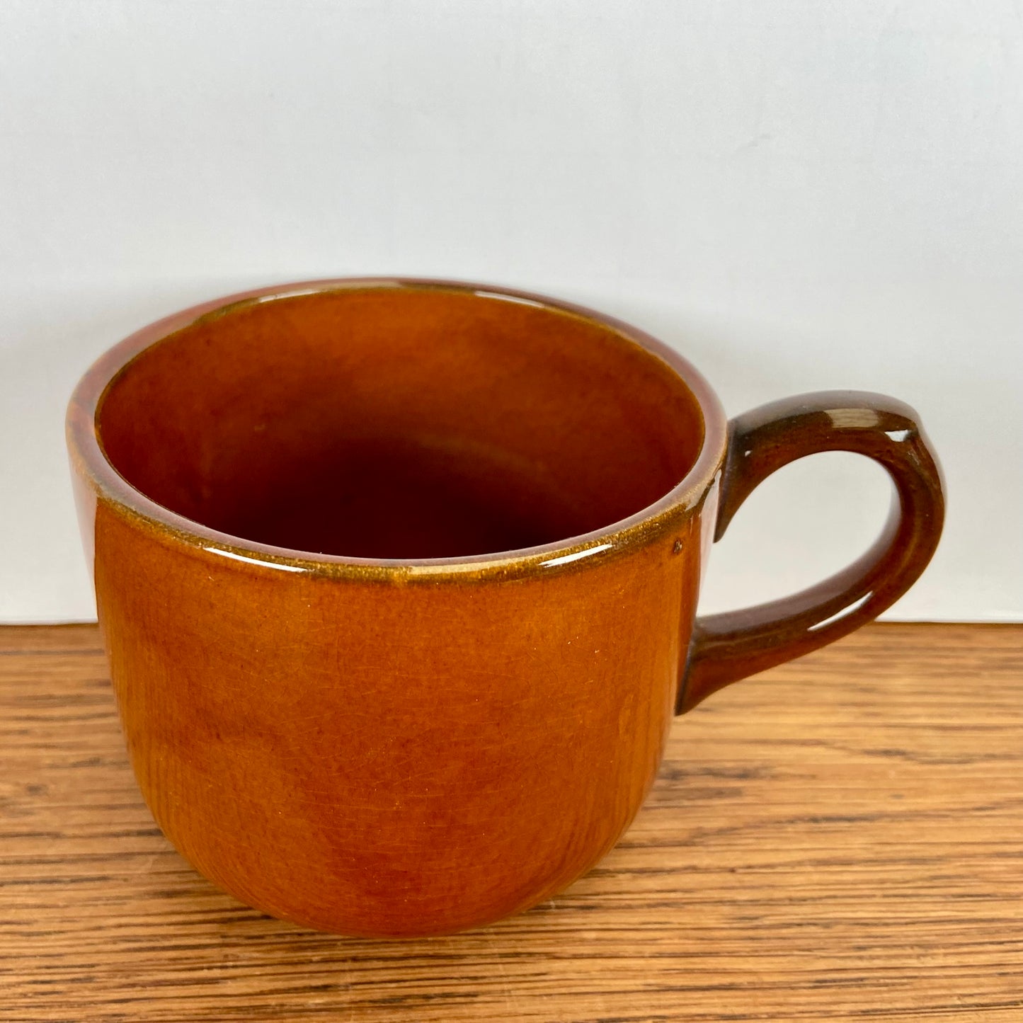 Vintage soepkom bruin