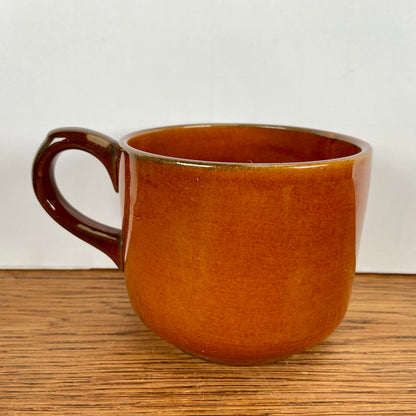 Vintage soepkom bruin