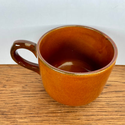 Vintage soepkom bruin