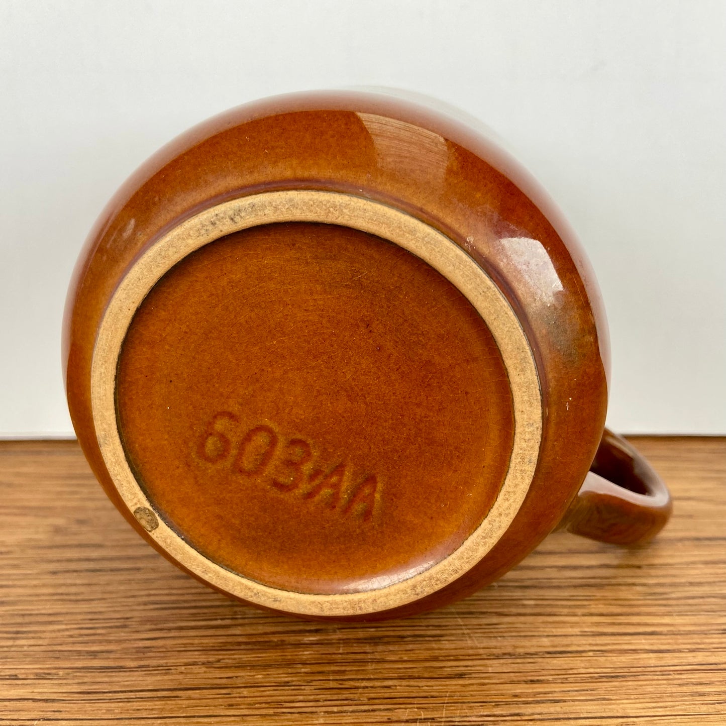 Vintage soepkom bruin