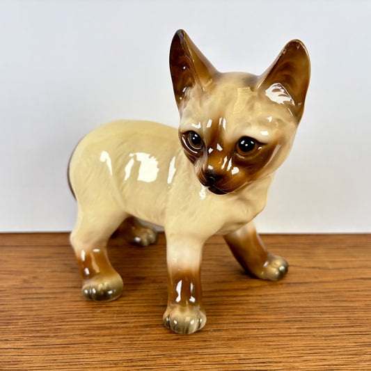 Vintage kattenbeeld Siamees
