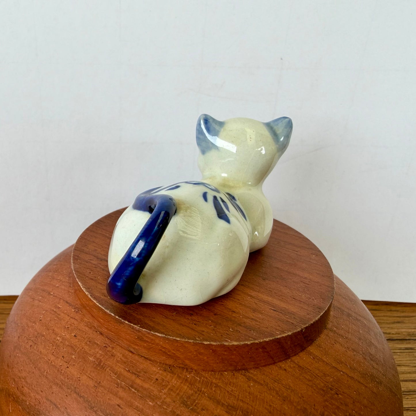 Vintage katje blauw