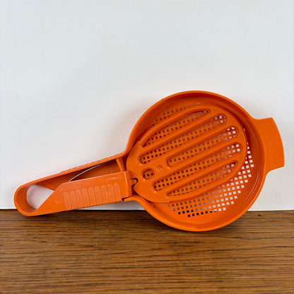 Vintage Tupperware handzeef oranje
