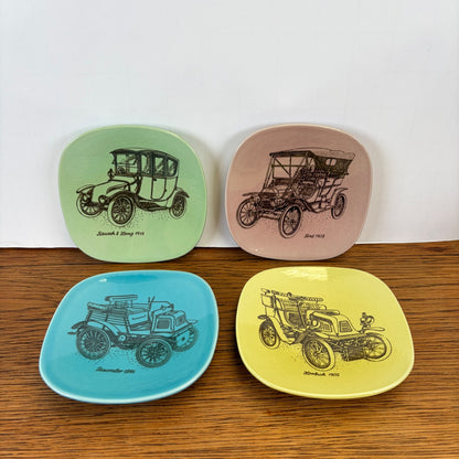 Vintage schaaltjes oldtimers pastelkleur