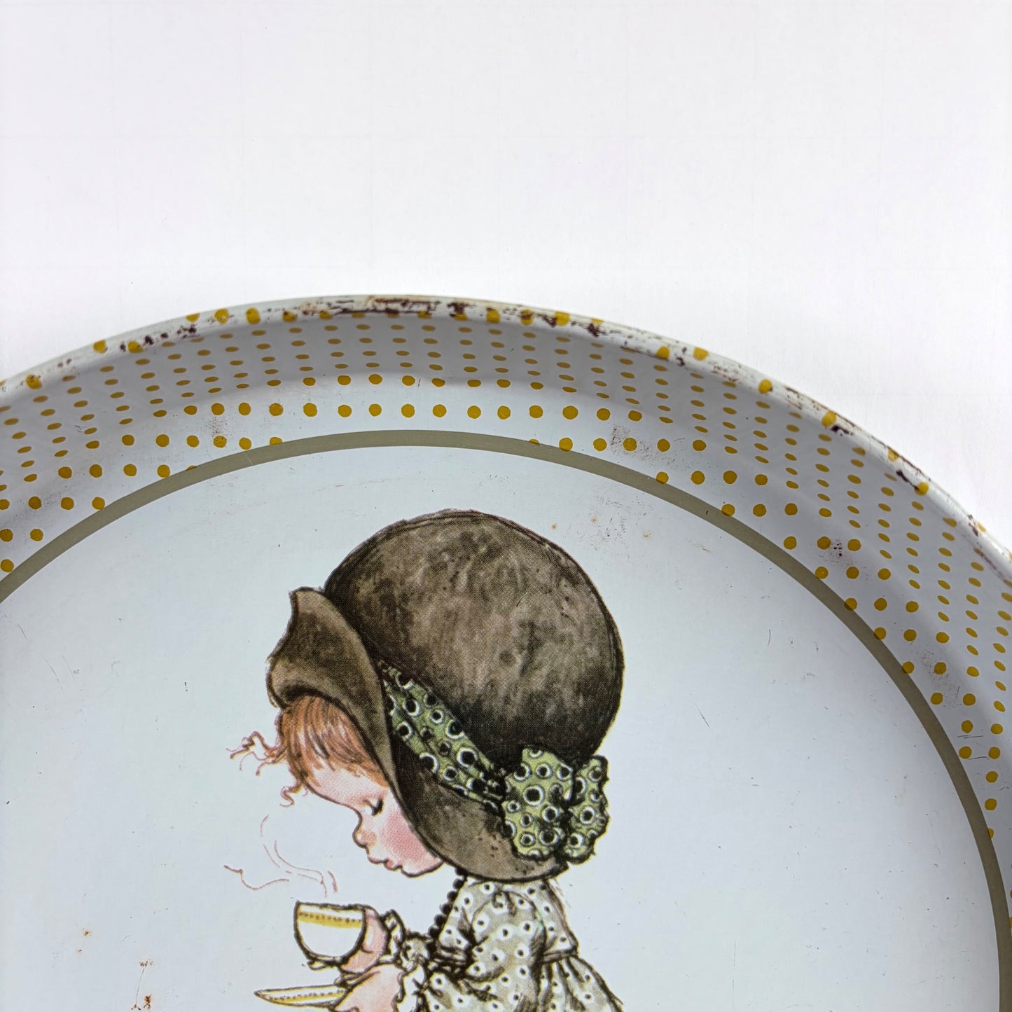 Vintage Sarah Kay dienblad wit