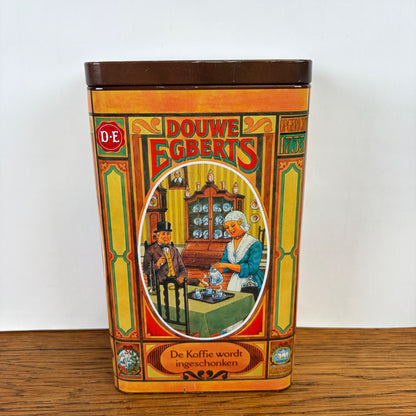 Vintage Douwe Egberts koffieblik