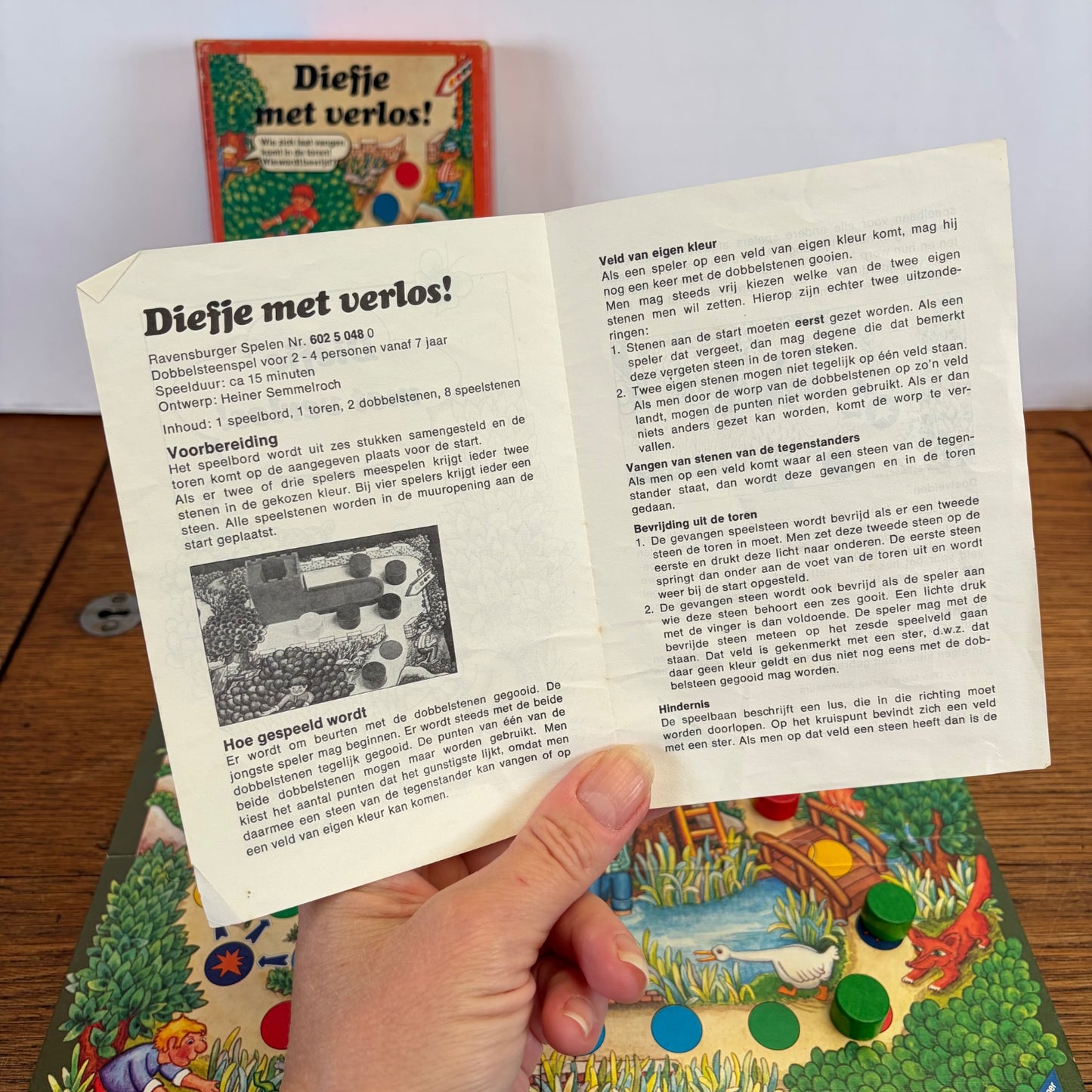 Vintage spel Diefje met verlos 1978