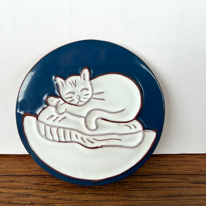 Vintage wandhanger kat