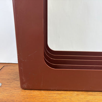 Vintage Discofoon LP houder bruin