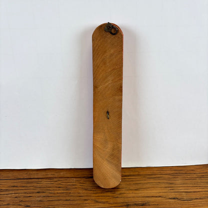 Vintage houten zandloper oranje