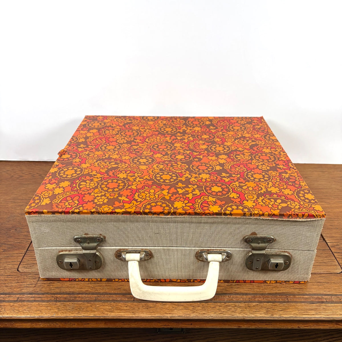 Vintage platenkoffer jaren 70
