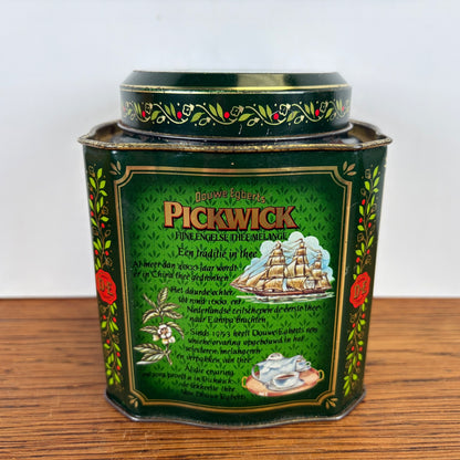 Vintage Pickwick theeblik groen