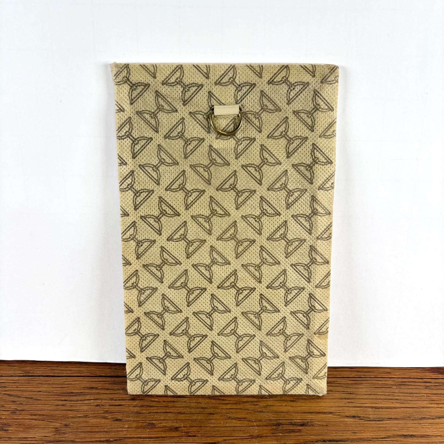Vintage stoffen muurhanger Sarah Kay meisje met kat