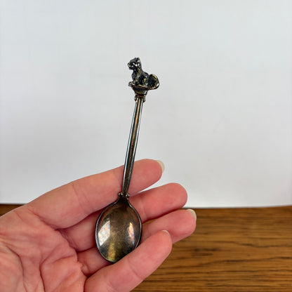 Vintage Douwe Egberts koffielepeltje met katje